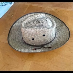 Cute Cowboy Straw Hat Size 7